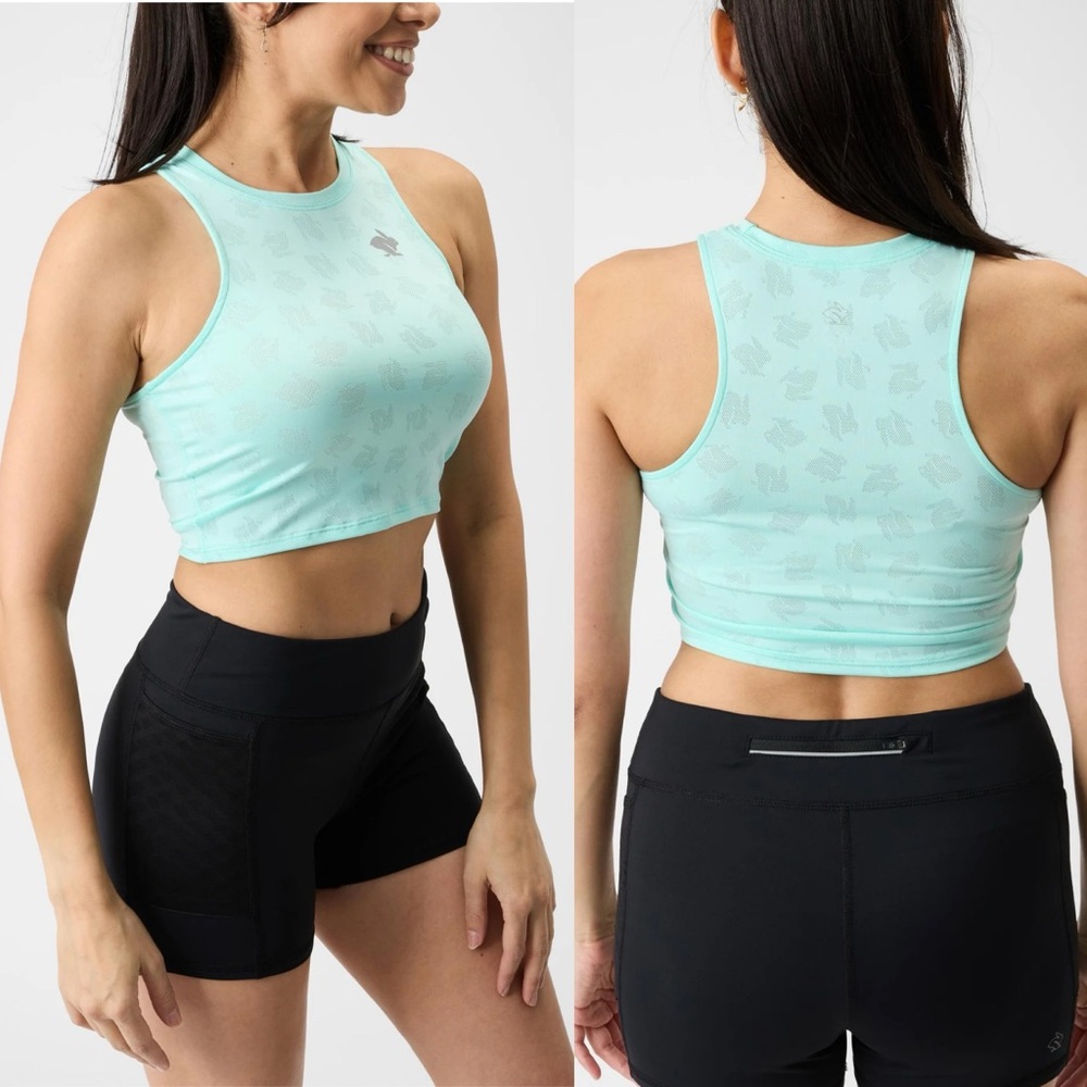 rabbit Crop Hop rabbitKNIT blue